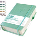 Hoci Poci 400 Pages Graph Journal Notebook, 5.8" x 8.4",100gsm, Aqua - color: Aqua, size: Squared-400 Pages (5.7"×8.3")