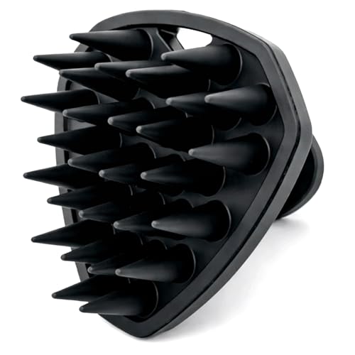 Silicone Scalp Scrubber Brush – Ergonomic Handheld Hair Cleanser & Exfoliating Head Massager for Gentle Scalp Care (1 Pack)