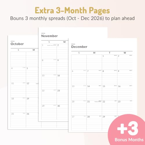 Forvencer 2027 Planner, Hardcover Calendar Planner Jan - Dec 2027, 8.5"x11" - color: Black, size: 8.5"x11" (Jan 2027 - Dec 2027)