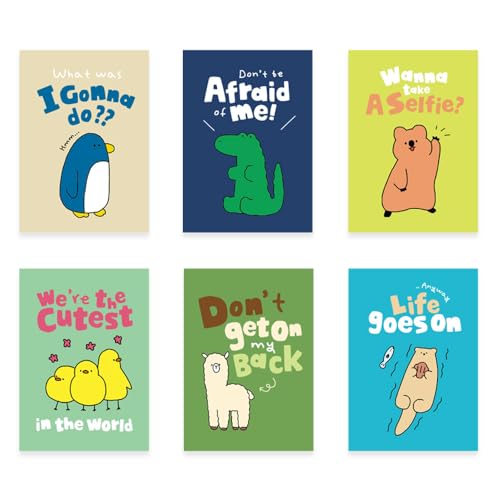 Monolike Mini Storytown Ver.2 Blank Note 6P B SET_105x148mm, 48pages - color: Storytown Ver.2 B-SET