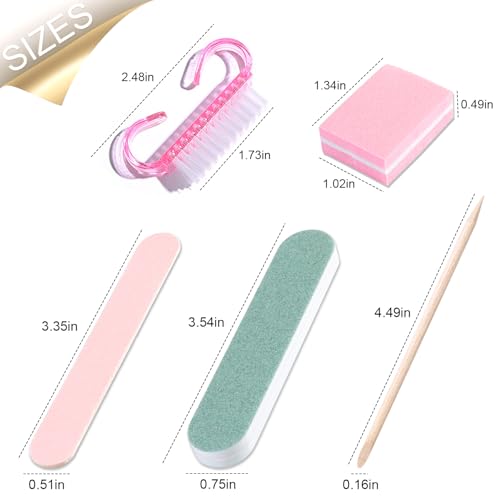 5PCS Disposable Manicure Kit, Single Use Mini Nail Care Tools - color: #1