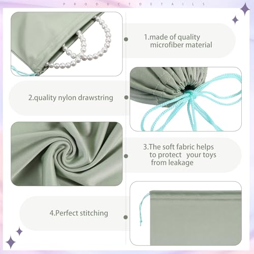 20 Pcs Satin Game Storage Bags for Women Men, S,M,L, Light Color - color: Light Color, size: S,M,L