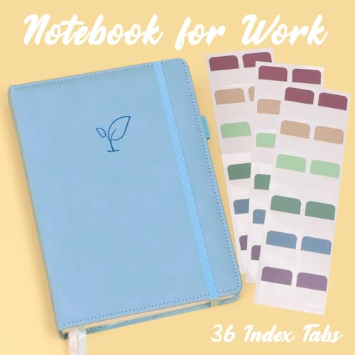 Hoci Poci 400 Pages Lined Journal Notebook, 5.8" x 8.4", Light Blue - color: Light Blue, size: Lined-400 Pages (5.7"×8.3")