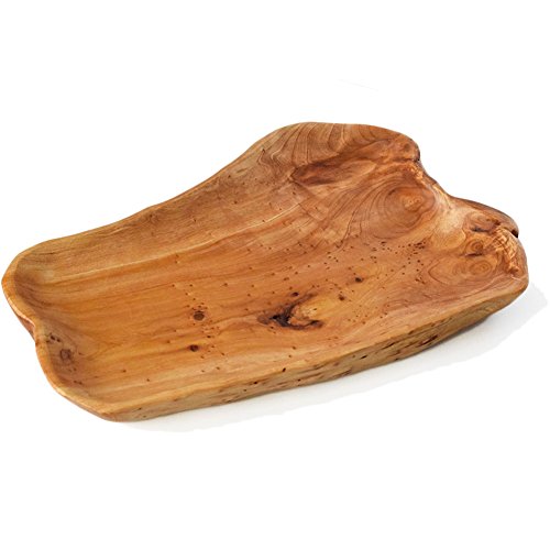 Root Wood Dish, Party Platter and Tray for Sandwich Bread Serving, appetizer display, Vintage ring dish, Hand Carved Artworks (13-15 inch) - color: 13-14in Root Platter