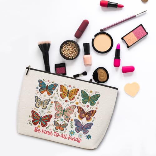 Butterfly Makeup Bag for Women Travel Organizer Pouch Cosmetic Bags 02 - color: Multicolor 1583
