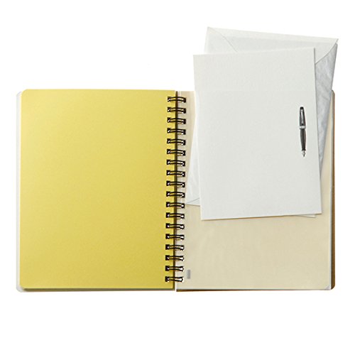 Roruban Memo Pad with the Pocket B6 Grid 70 Pages GOLD