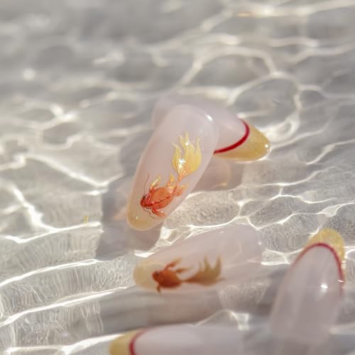 5D Embossed Under The Sea Stickers for Nail Art, Jelly Fish - style: to4906