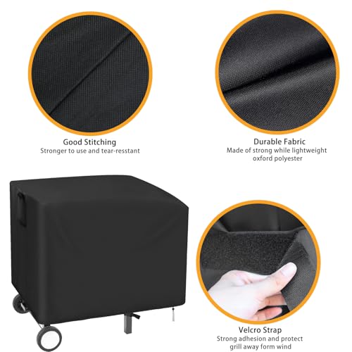 Flat Top Grill Cover for Royal Gourmet 2 Burner Griddle GB2000 - size: GB2000