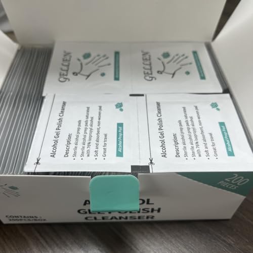 GELLEN Nail Cleanser Pads and Polish Remover Pads 400 Pack with Tools - size: 402PCS (Remover Pads Included)