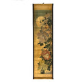 Wall Art Poster Prints Painting Scroll Decor Bird Flower Chrysanthemum - color: F4