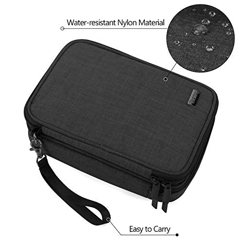 Teamoy Makeup Brush Travel Case, Medium, Black - color: Black, size: Medium (Pack of 1)
