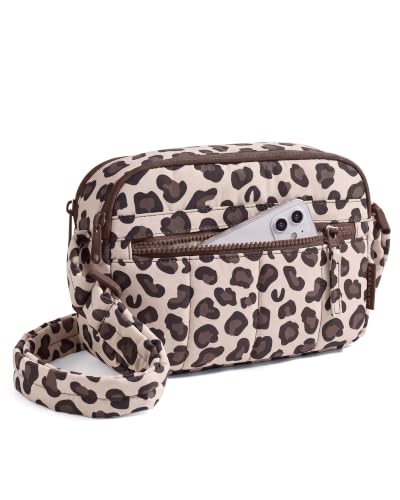 BAGSMART Cross Body Purse, Mini Crossbody Bags for Women Travel Purse - color: Leopard, size: Small