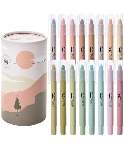Mr. Pen- No Bleed Gel Highlighters, Assorted Colors, 16 Pack