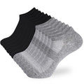 ATBITER 12 Pairs Ankle Socks Womens/Men Thin Low Cut No Show Athletic Socks - color: 12 Pairs 6black+6grey, size: Medium