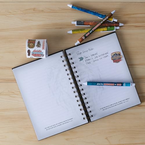 Christian Art Gifts Adventure with Jesus Ballpoint 5 Piece Pen Set - color: Adventure with Jesus/Multicolor