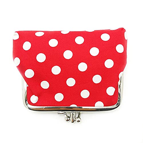 Cute Floral Buckle Coin Purses Vintage Pouch Kiss-lock Change Purse Wallets… - color: 28