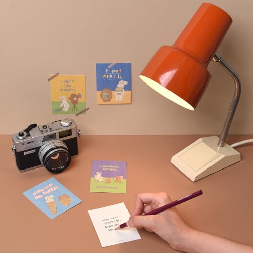 Monolike Day-by-day Card, Unmatched Friends Series.1 - Mix 36 Mini Single cards, 36 envelopes, 36 stickers Package - color: Unmatched Friends Series.1