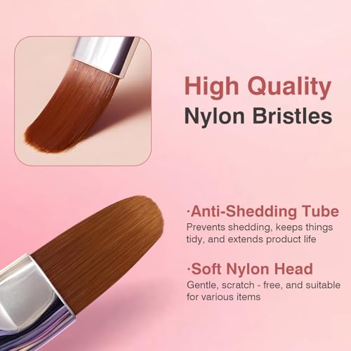 Nail Art Brushes, 6 Pcs Nail Brush Set with Liner Brush and Dotting Pens - color: 6PCS Nail Brush Set