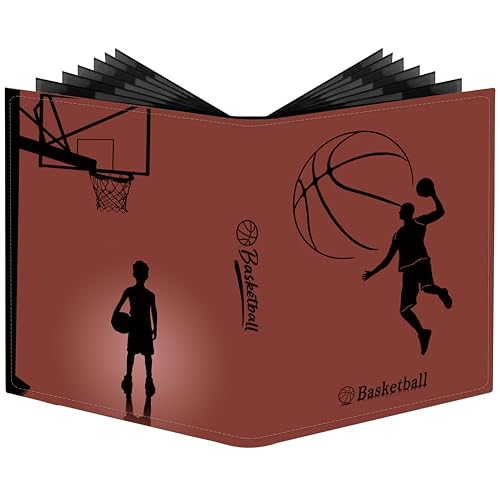 Basketball Card Binder, 400 Pockets, Protective Trading Card Album - color: Basketball, size: 400 Pockets