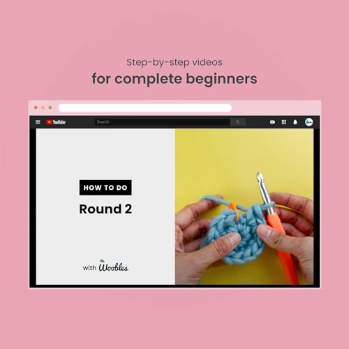 The Woobles Crochet Kit for Beginners (Fred the Dinosaur) - color: Fred The Dinosaur, size: Original