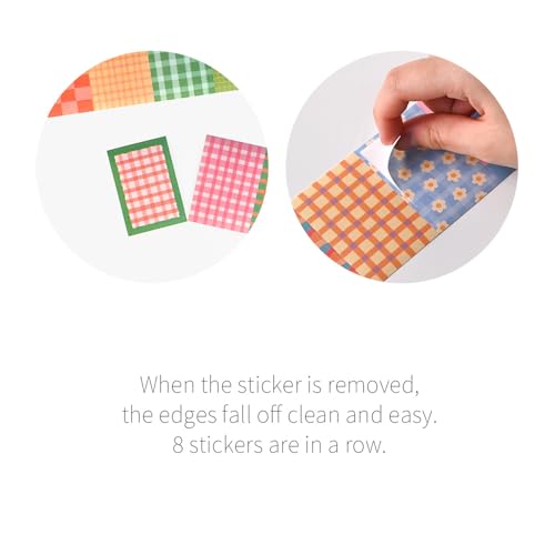 Monolike Big Wow Sticker Unmatched Friends Pattern Series.3 + Series.4 Set - Big Size Cute Stickers, Square Stickers - color: Unmatched Friends Pattern Series.3 + Series.4