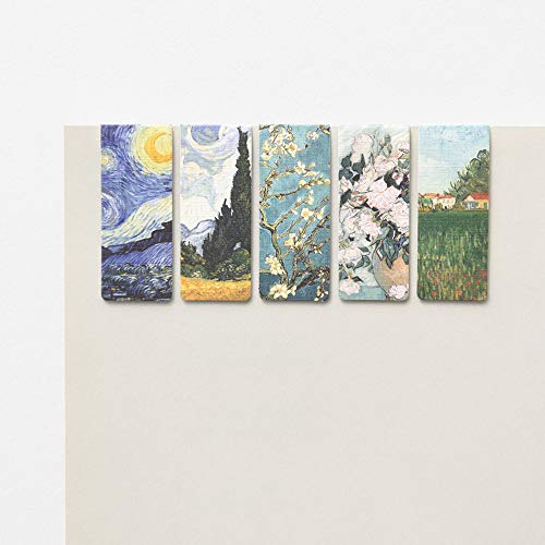 Monolike Magnetic Bookmarks Vincent Van Gogh, Set of 5 - color: Vincent Van Gogh Ver.1