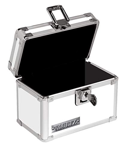 Vaultz Locking Index Card File, 3 x 5 Inches, White (VZ00174) - color: White, size: 3 X 5 Inch