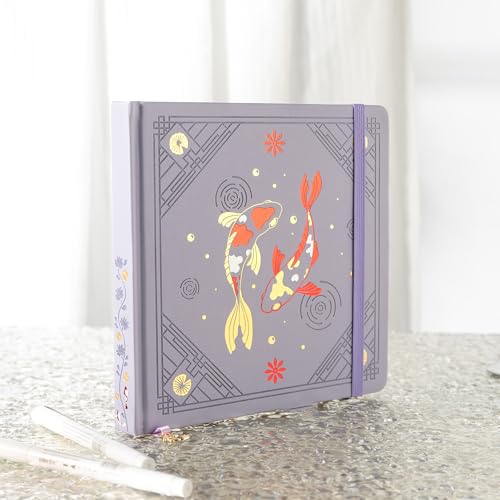 TIEFOSSI Dotted Square Journal Notebook 160 Pages for Women & Men(8 x 8) - color: Light Purple, size: Square-Dotted