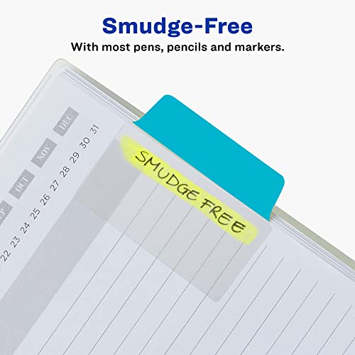 Avery Multiuse Ultra Tabs, 2" x 1.5", 2-Side Writable, Red/Blue/Green, 24 Repositionable Tabs (74754) - color: Red/Blue/Green, size: 24 tabs, style: 24 tabs