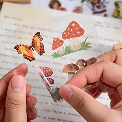 510PCS Plants Floral Scrapbook Stickers Kit Vintage Flower Sticker