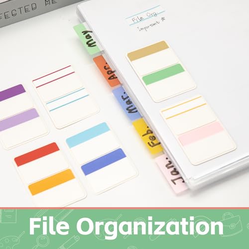 KICNIC Sticky Tabs 960 Pcs 2in, Pastel Book Tabs, 12 Colors, Adhesive BOPP - color: Pastel Colors, size: 960pcs