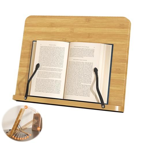 Adjustable Recipe Book Holder,Multi-Use for Cookbook,Tablet - size: M(13.4'' x 9.5'')