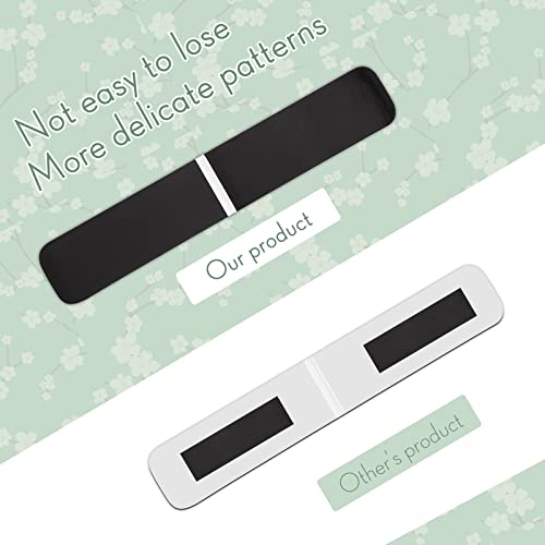 Dianelhall 24 Pcs 24 Pcs Magnetic Bookmarks Floral Page Marker Clips Women
