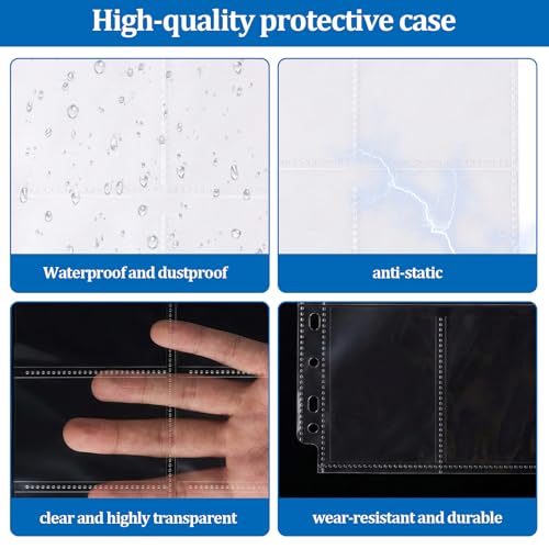 40 Pack 9 Pocket Page Protectors,720 Pockets Double Sided Standard Size Card Sheets Protectors for 3 Ring Binders Album,Fit for Collectible Games, Sports,Baseball Cards - size: 40 pack