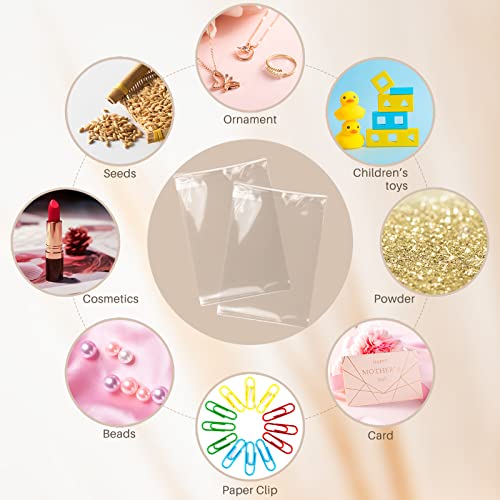 Golden State Art 4"x6" Acid-Free Crystal Clear Storage Sleeves,200 Pack - size: 4 x 6