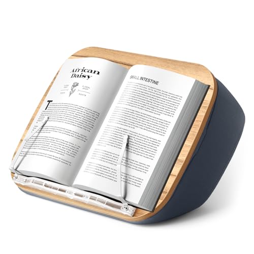 ERGONOV Lap Book Stand for Hands Free Reading Comfortable Pillow Stand - size: 11.8 x 9 inches