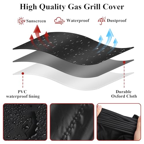 Pizza Oven Cover for Blackstone 2404 Tabletop Pro Pizza Oven - size: 600D-25"L×26"W×11"H