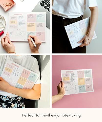 Lamare Weekly Planner Notepad – Premium Undated Weekly To Do List Notepad - color: Color