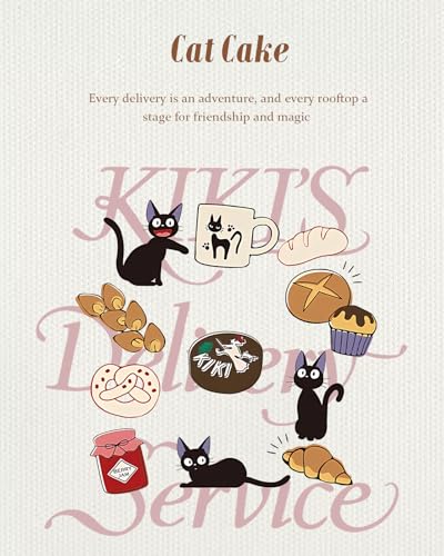 Miss Adola Aesthetic Heavy Canvas Tote Bag - with Pocket for Women Large Size 14''×16''×3.5'' Cloth Cotton Bags for Shopping - color: Cat Cake