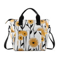 Crossbody Shoulder Bag for Women - Water Resistant Casual Handbag Purse with Multiple Pockets, Adjustable Strap - color: Dandelion