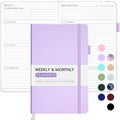Undated Planner for 2026-2027, Forvencer Weekly Monthly Calendar Planner-A5 - color: Lilac