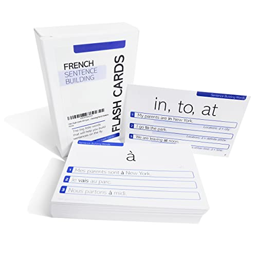 Pat's Flash Cards French Grammar, Pronunciations and Phrases Flash Cards (Sentence Builders) - style: Sentence Builders