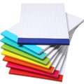 Jetec 8 Pcs Small Graph Paper Notepad 5 x 8 Inch Grid Notebooks,Rainbow - color: Rainbow