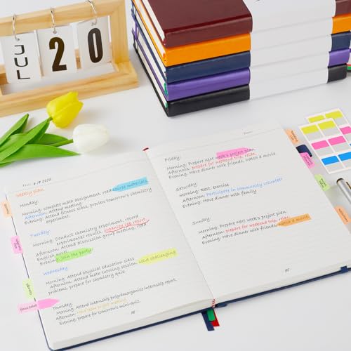 FOCUS DAY Notebooks College Ruled, A4 (8.5 x 11) Large Notebook Journal with 100GSM Lined Paper, Hardcover Leather Journaling Notebooks for Women & Men, 320 Pages, Big Black Notebook - color: 2.Black, size: A4