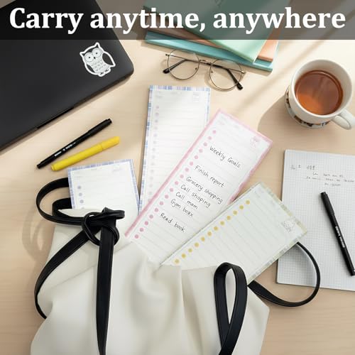 4 Pack Long Narrow Notepad, Bear & Bunny, Lined - color: Bear & Bunny, Lined