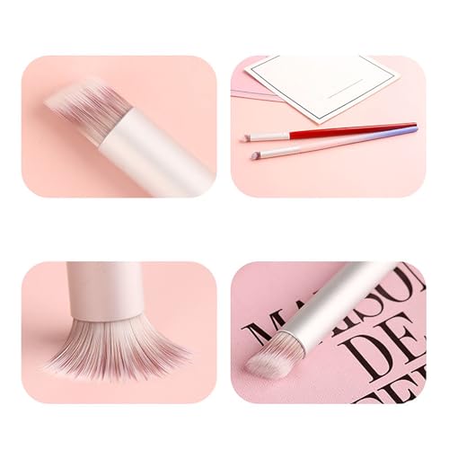 6pieces Ombre Nail Brush Wood Nail Pen Ombre Brush for Gel Nails Nail Gradient Brush Nail Design Brushes Nail Painting Kit Nail Art Tools Acrylic Nail Accessories - color: stylish ombre brush