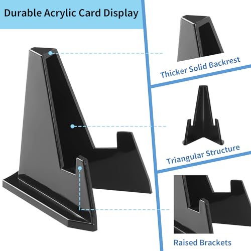 Reastar 20 Pcs Card Display Stands, Acrylic Sports Card Holder