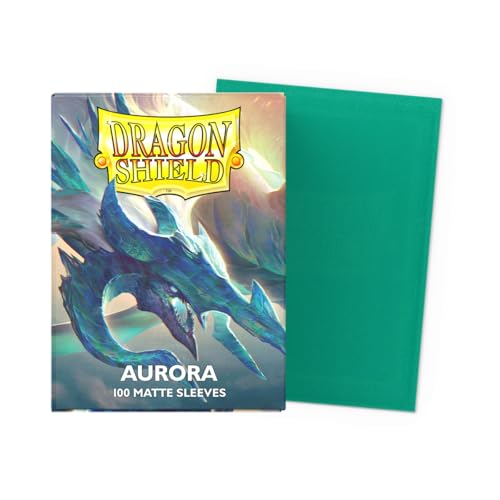 Dragon Shield | Standard Size Card Matte Sleeves | 100 - Smooth & Tough Premium TCG Sleeves | Compatible with Pokemon, Flesh & Blood, One Piece & Magic the Gathering | Aurora - Players' Choice - color: Aurora - Players' Choice