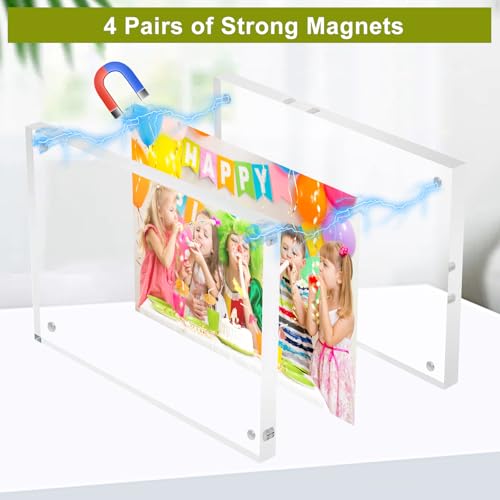 10 Pack Mini Acrylic Picture Frames 2.5 x 3.5 Inch