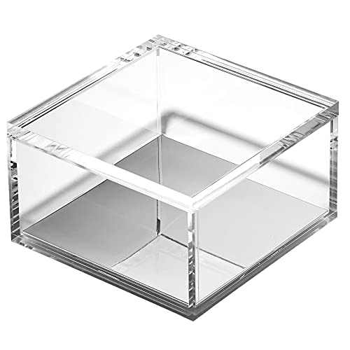 OfficeGoods Acrylic Desk Organizer with Silver Base, Large - color: Silver, size: Large